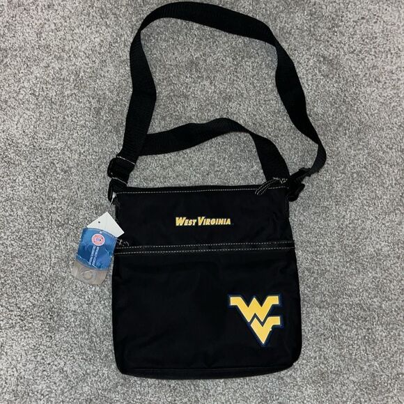 New WVU West Virginia Mountaineers Basketball Team Is Great Cross Body Bag - Picture 1 of 4